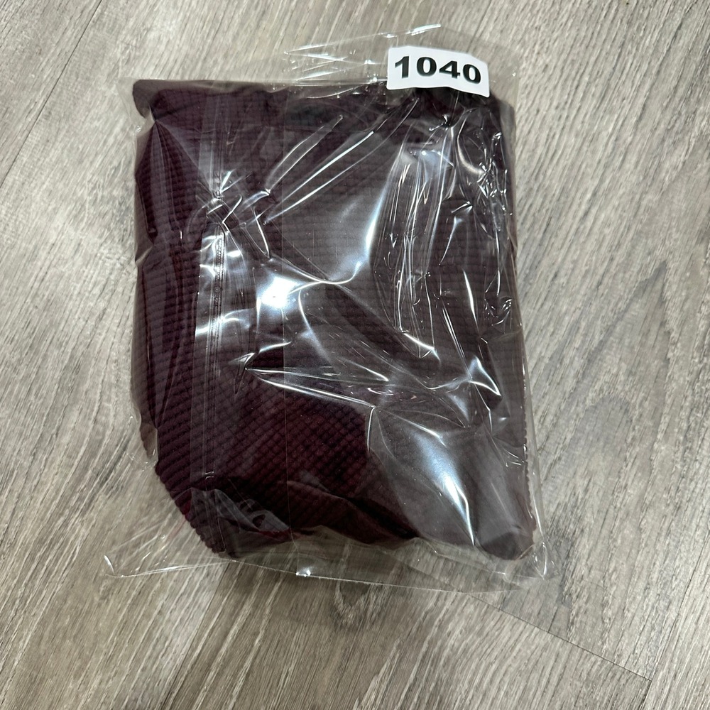 WE THE FREE Sweater Women's XL Burgundy Waffle Knit Oversized Knit Sweater - Picture 9 of 13